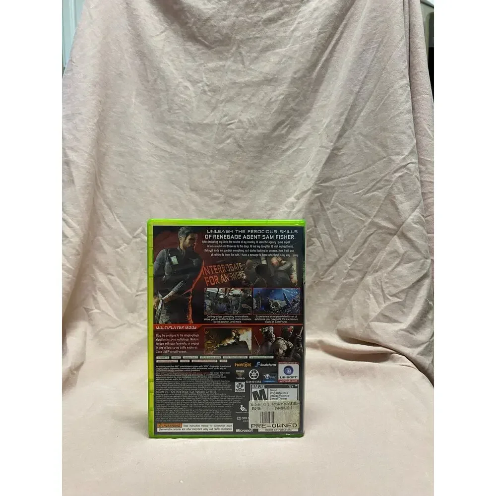 Tom Clancy's Splinter Cell Conviction (Microsoft Xbox 360, 2010) CIB